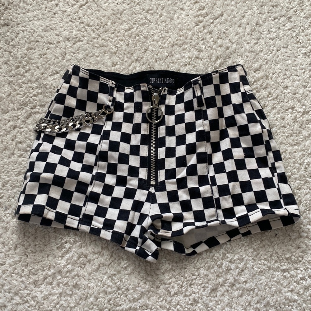 Dolls kill checkerboard shorts